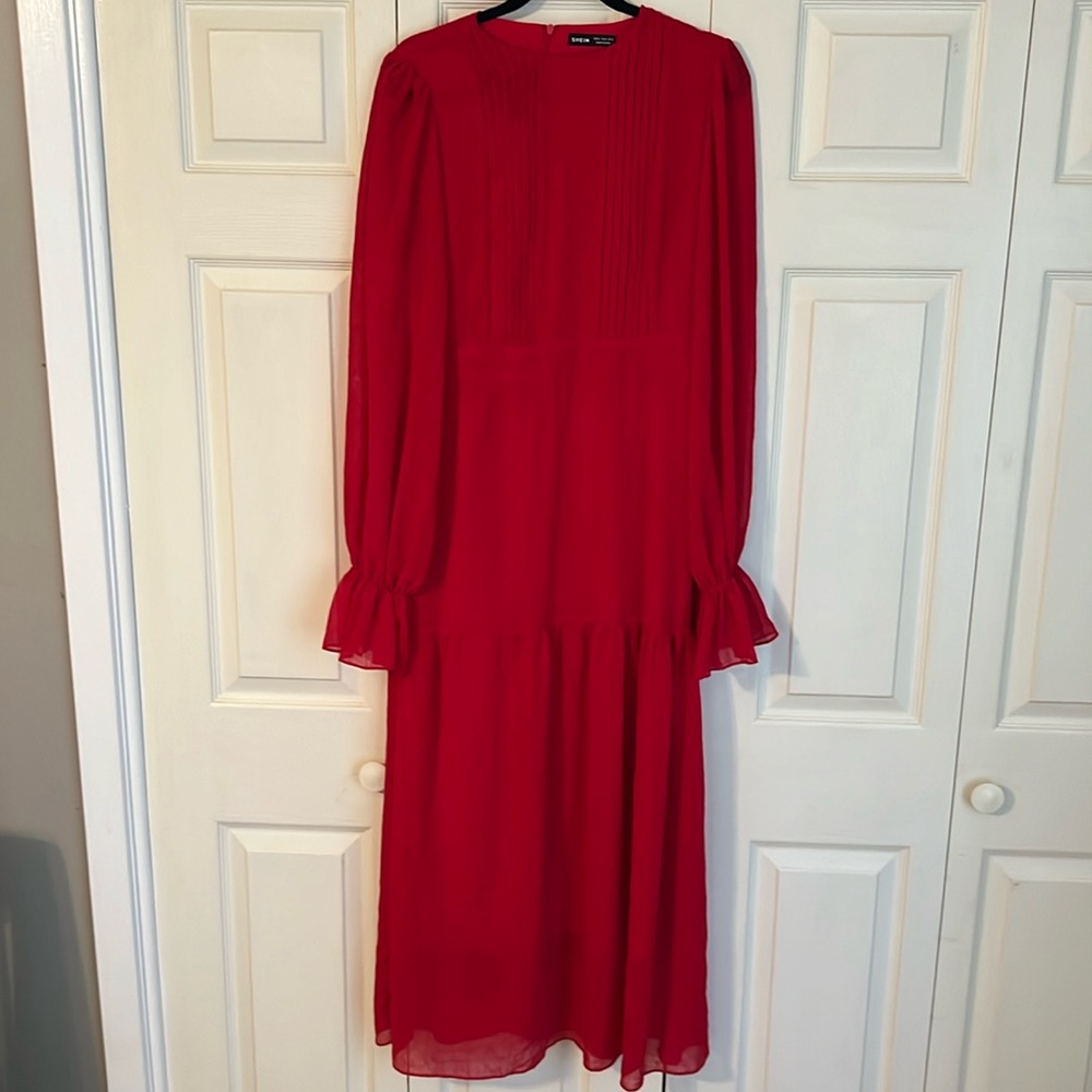 SHEIN Red Dress